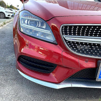 Griglia paraurti + alette adatte per Mercedes C218 X218 Classe CLS con equipa...