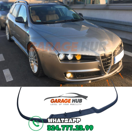 LAMA FRONTALE *Cupra R Look* -> ALFA 159 -> SOTTO PARAURTI SPOILER ANTERIORE