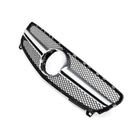 per Mercedes A W176 2015-2018 Griglia Radiatore Nero Argento AMG