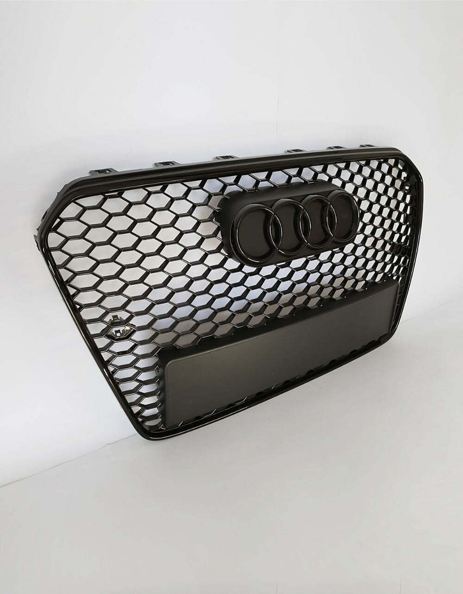 per AUDI A5 8T 2011-2016 Griglia Radiatore Nero Lucido RS5 Look