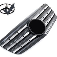 Griglia sportiva per Mercedes W211 S211 E '06 -'09 nero lucido look AMG