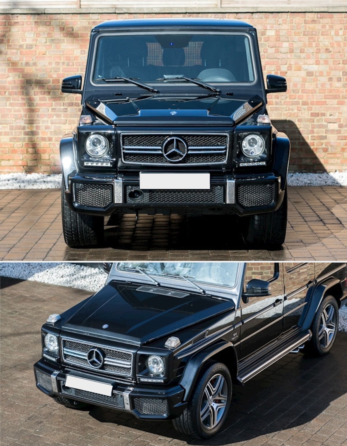 per Mercedes G W463 1990-2017 Griglia Radiatore AMG G65 Design – vista 5