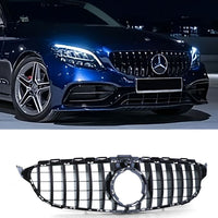 per Mercedes C205 Coupe 18-21 Griglia Radiatore Panamericana 360° AMG