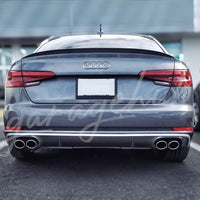 Spoiler✨RS LOOK✨Posteriore per AUDI A4 B9 Facelift da 2019 Berlina Alettone Nero