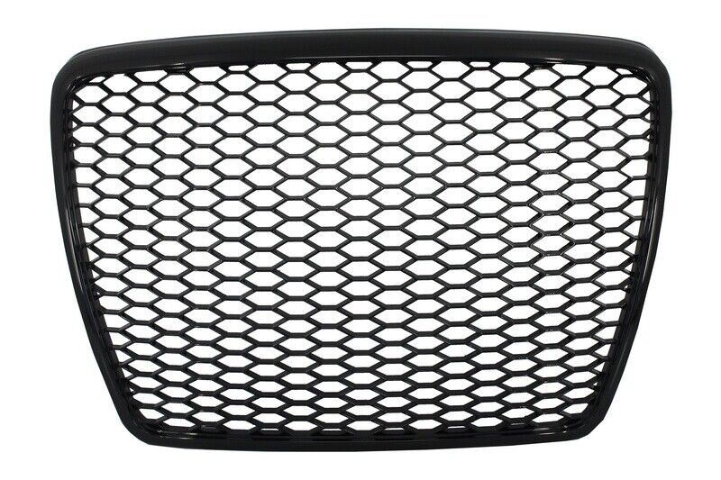 Griglia anteriore senza badge per Audi A6 4F 4F2 C6 (2004-2011) RS Design nera