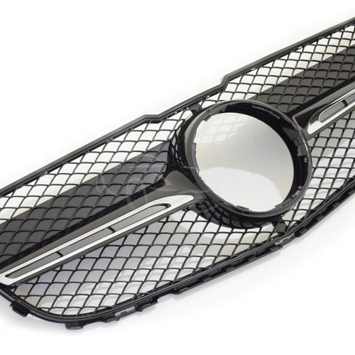 Griglia sportiva griglia per Mercedes X204 Classe GLK cromata nera in ottica AMG