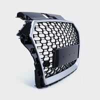 per AUDI A3 8V 2016-2020 Griglia Anteriore Sport RS Nero Argento