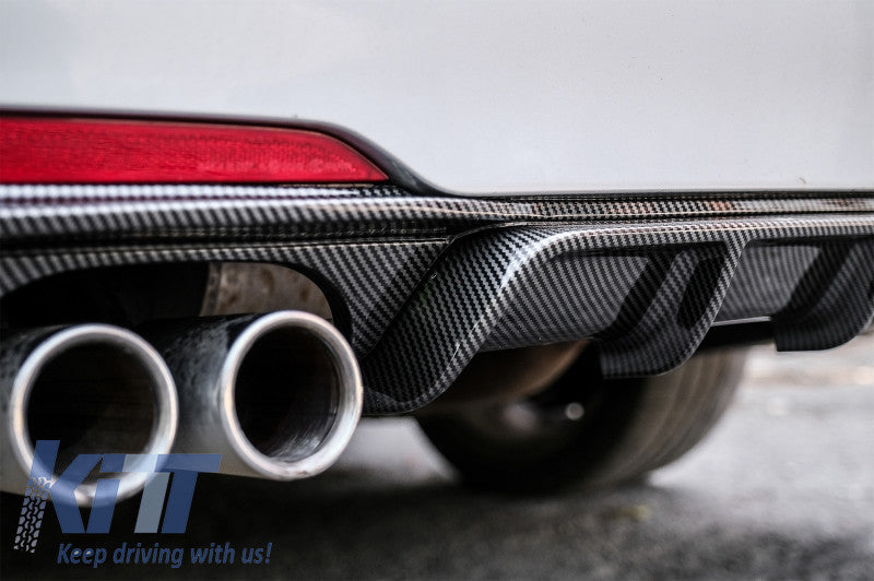 Diffusore ?CARBONIO M3? per BMW Serie 3 F30 F31 F35 ->M Sport per Scarico a Sx