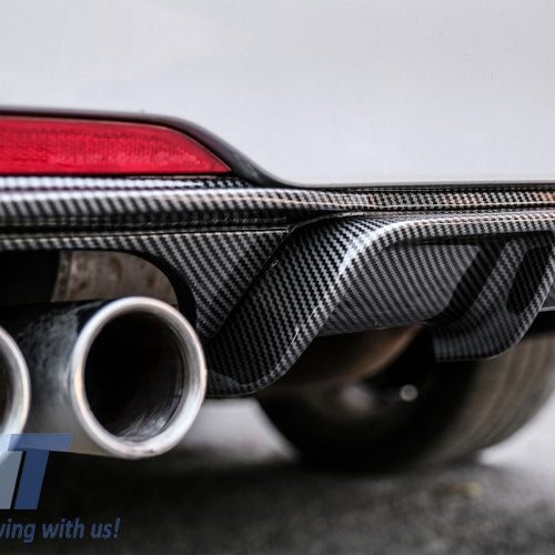 Diffusore ?CARBONIO M3? per BMW Serie 3 F30 F31 F35 ->M Sport per Scarico a Sx