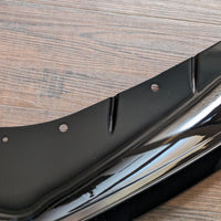 TOP Splitter Lama Spoiler Sotto Paraurti per BMW SERIE 5 G30 M5 LOOK Nero Lucido