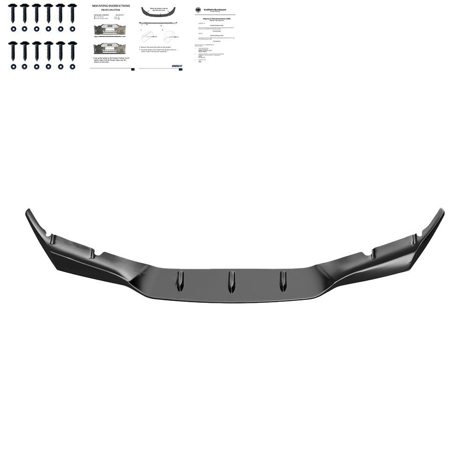 Splitter anteriore per BMW Serie M5 F90 Prefacelift 2018-2020 con omologazione A