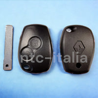 Guscio Scocca Chiave 2Tasti LAMA Piatta per Renault Clio 2 3 MODUS Twingo Kangoo