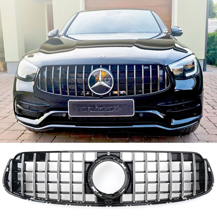 per Mercedes GLC W253 2019-2022 Griglia Radiatore GT AMG 63 Look