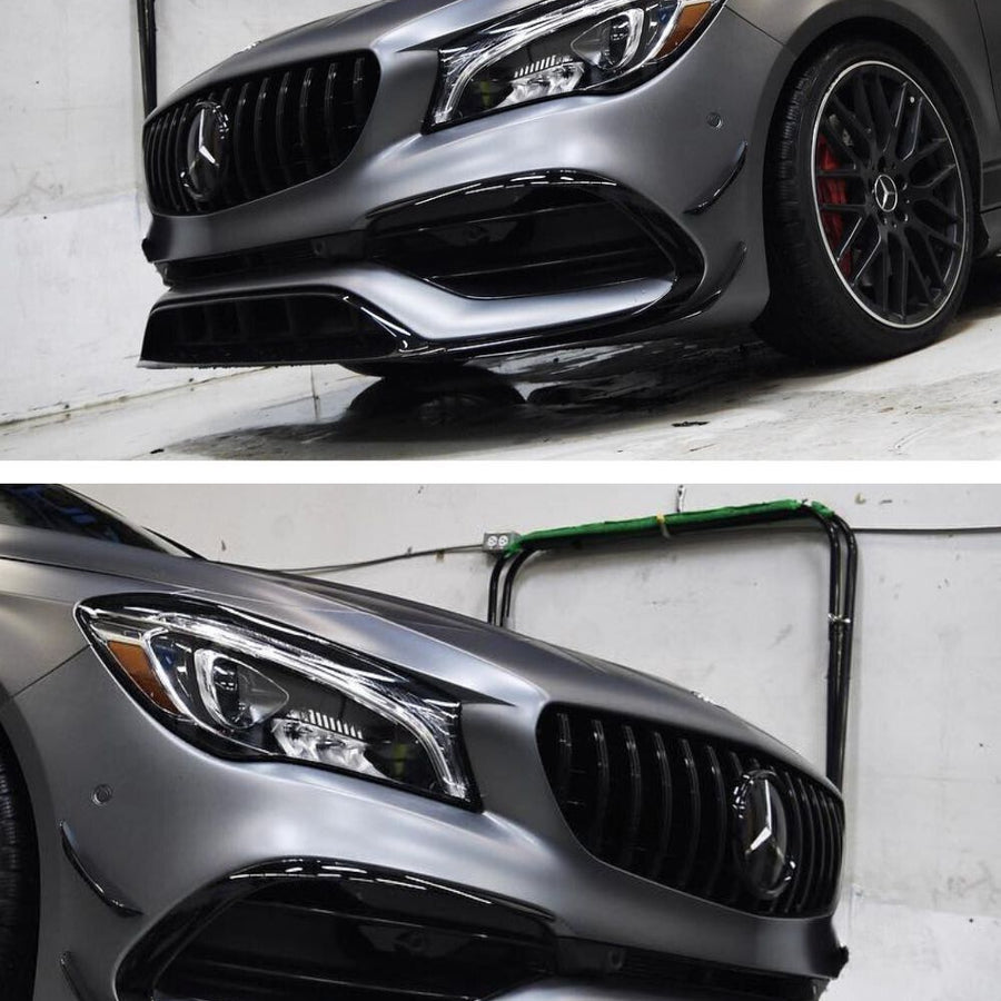 per Mercedes X117 CLA 2015-2018 Griglia Radiatore Panamericana AMG
