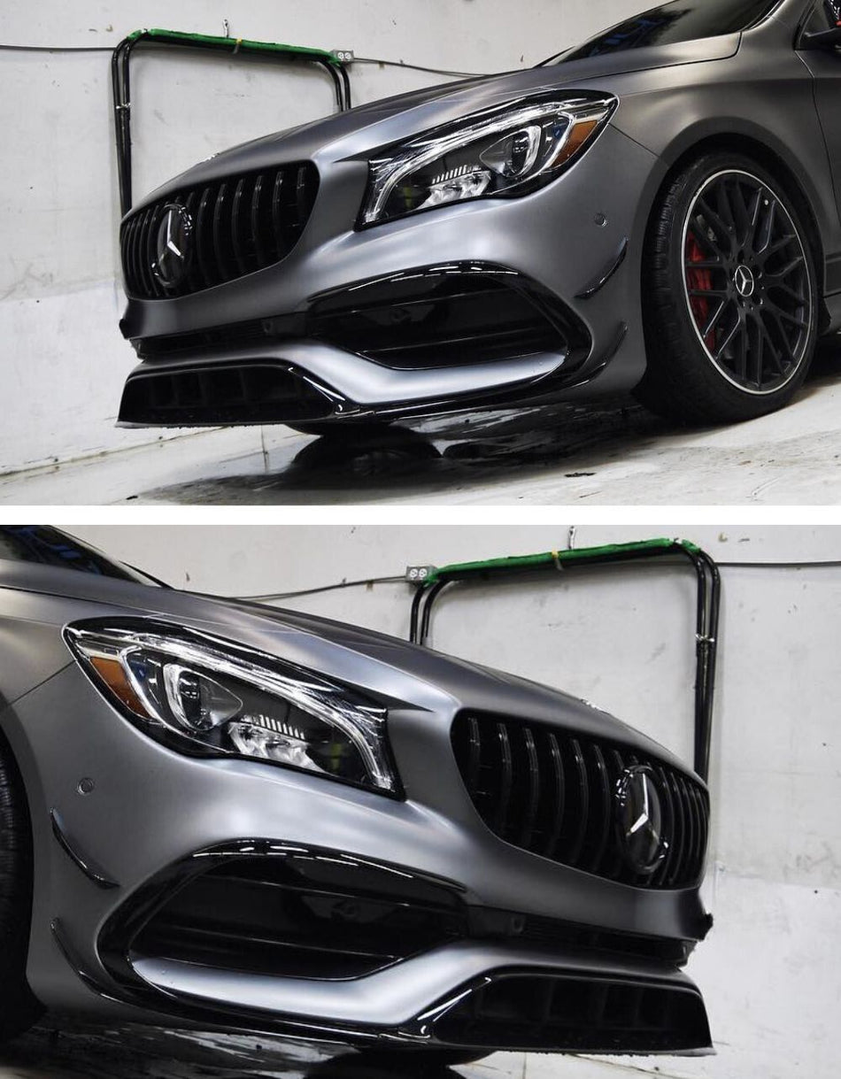 per Mercedes X117 CLA 2015-2018 Griglia Radiatore Panamericana AMG
