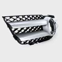 per Mercedes GLK X204 2008-2012 Griglia Sportiva Nero Argento