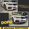 TOP Splitter Lama Spoiler Sotto Paraurti per BMW SERIE 5 G30 M5 LOOK Nero Lucido