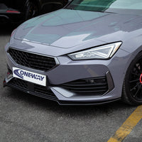 Splitter anteriore per CUPRA Leon 2020-2024 v2 senza omologazione ABE TÜV