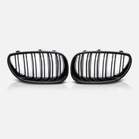 per Serie 5 E60 E61 2003-2010 Griglia M Look Nero Lucido