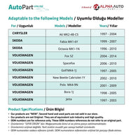 Kit Riparazione Serratura per per Audi A6 Skoda Fabia Octavia