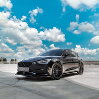 Splitter anteriore per CUPRA Leon 2020-2024 v2 senza omologazione ABE TÜV