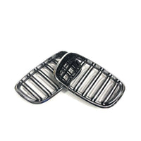 per BMW Serie 3 E90 E91 08-12 Griglia Radiatore M Look Nero Cromato