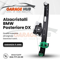 ALZACRISTALLI BMW SERIE 1 E87 POSTERIORE DESTRO DX MECCANISMO ALZAVETRO