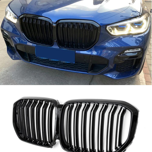 per X5 G05 2018-in poi Griglia Radiatore M Look Nero Lucido