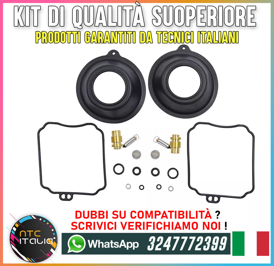 KIT Riparazione Carburatore Yamaha V-Star 650 XVS650 XVS650A XVS650AT Silvera.