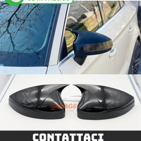 Copri Calotte Specchietti SPORT *Look S3* per Audi A3 8V 2012-2019  Nero Lucido