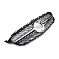 per Mercedes C W205 S205 14-18 Griglia Radiatore Nero Look AMG