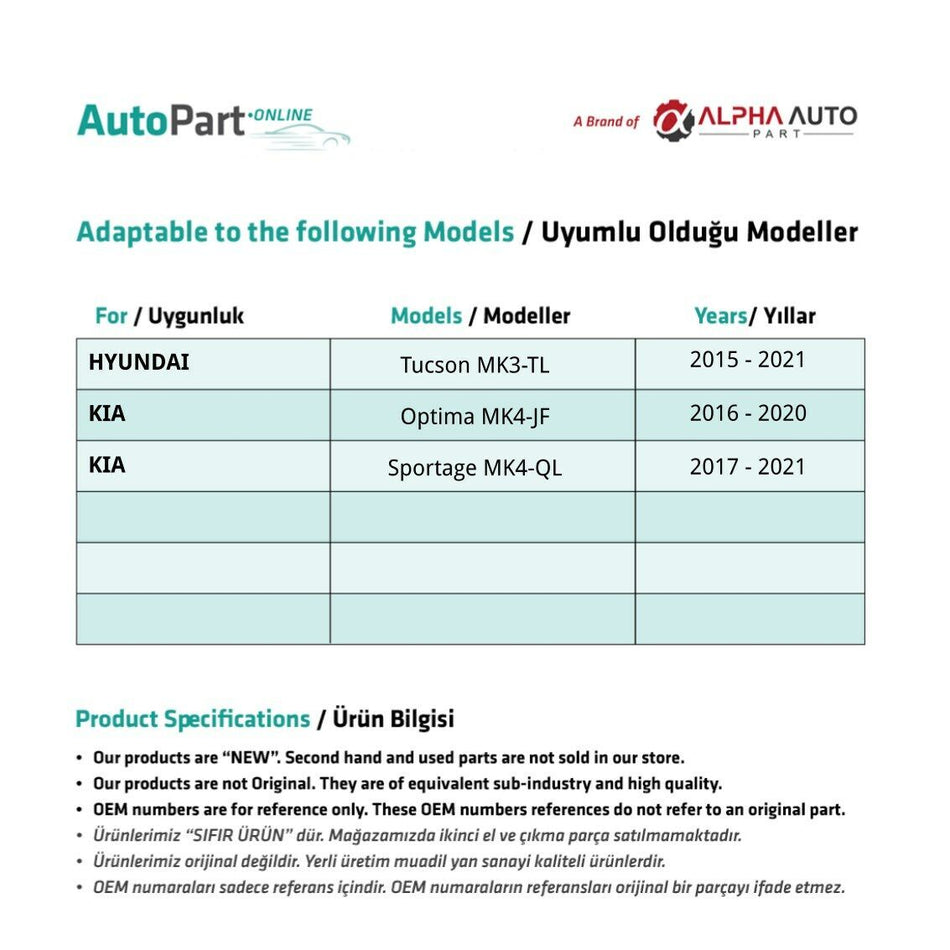 Rullo tenditore alzacristallo destro Hyundai Tucson