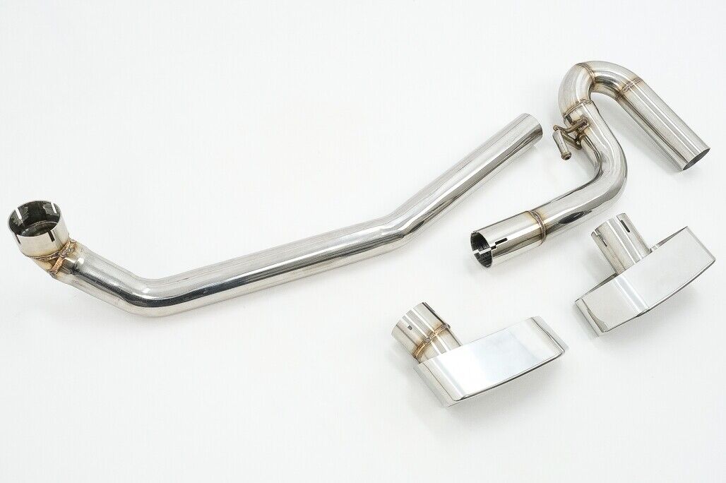 Sistema di scarico per BMW Serie 5 F10 (2011-2017) con terminali della – vista 8