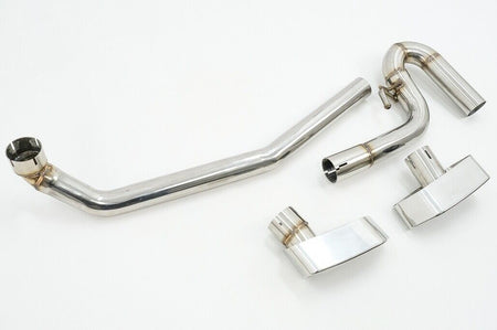 Sistema di scarico per BMW Serie 5 F10 (2011-2017) con terminali della – vista 8