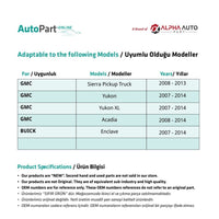 Ingranaggio specchio retrovisore Chevrolet Tahoe Suburban Traverse