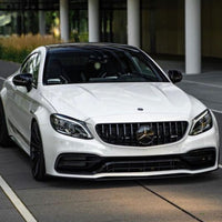 per Mercedes C63 AMG W205 18-21 Griglia Anteriore Panamericana