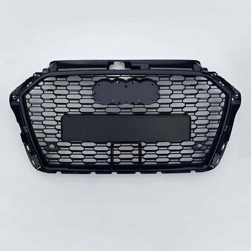 per AUDI A3 8V 2016-2020 Griglia Anteriore RS3 Look Nero Lucido
