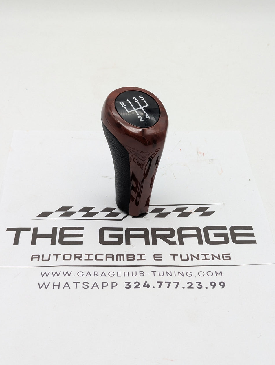 Pomello Leva Cambio 5 marce per BMW Serie 3 (1986-2006) Colore Radica ESCLUSIVO