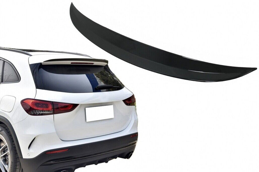 Spoiler sul coperchio del bagagliaio per Mercedes GLA H247 (2020-up) Piano Black