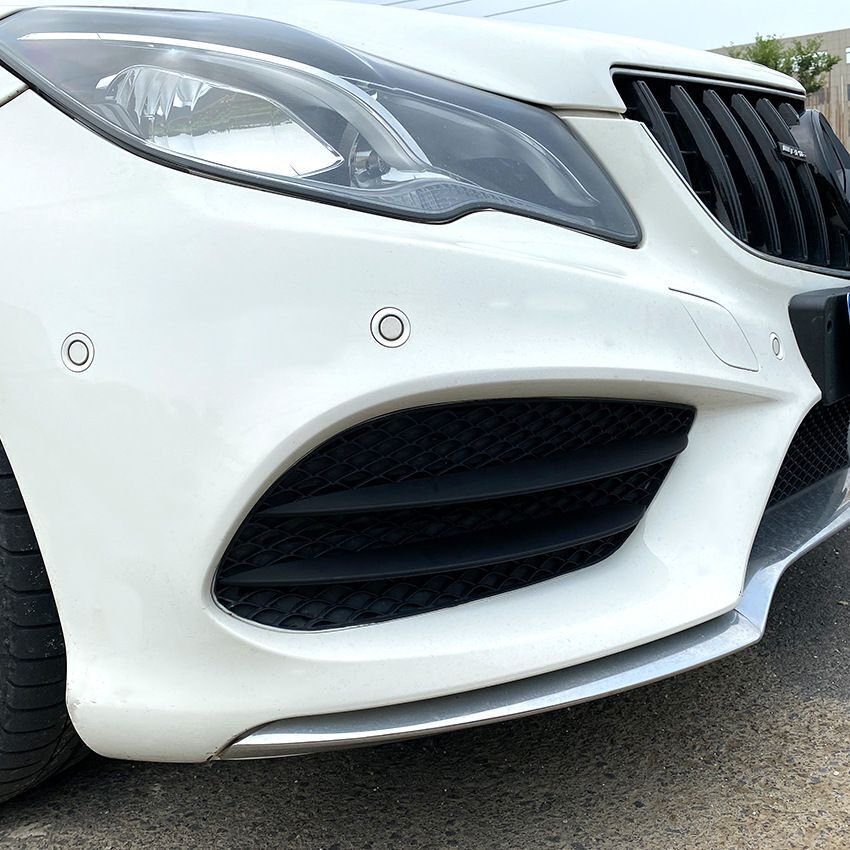 Griglia paraurti + alette adatte per Mercedes A207 C207 Classe E con equipagg...