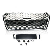 per AUDI A5 F5 2016-2019 Griglia Radiatore RS5 Design Nero/Cromato