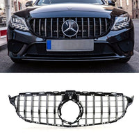 per Mercedes C205 Coupe 18-21 Griglia Radiatore Panamericana 360° AMG