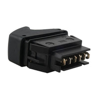 Interruttore Alzacristalli singolo 6 pin Renault Clio 2 Megane 1 Kangoo (nero)