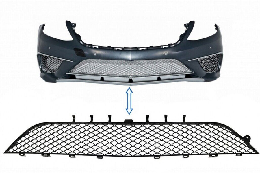 Griglia inferiore centrale paraurti anteriore per Mercedes Classe S W222 (2013-2