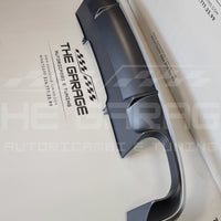 DIFFUSORE Posteriore RS4 per Audi A4 B9-8W (2015-2019) con Bordatura SILVER