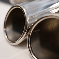 DIFFUSORE ABT DESIGN + TERMINALI INOX per AUDI A4 B8 2012-2015 (NON per SLINE)