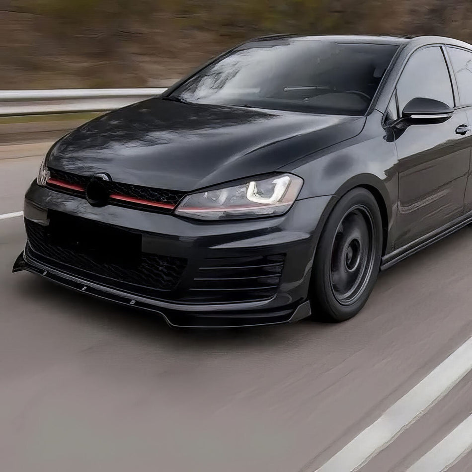 KIT-TUNING Sotto paraurti + Minigonne Carbon + Flaps VW Golf MK 6 7 8 GTI R POLO