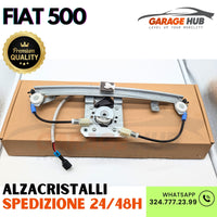 ALZACRISTALLI SUPER DURATA + MOTORINO-> ANT. DESTRA-> FIAT 500 3 Porte >2007