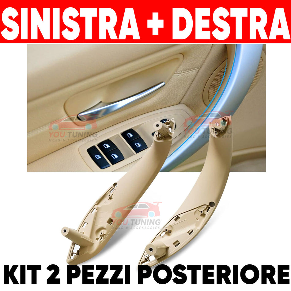 SET 2 MANIGLIE Posteriori SINISTRA/DESTRA Beige BMW Serie 3 F30 F31 F34 M3 GT