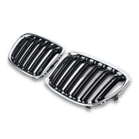 per X1 E84 2009-2015 Griglia Radiatore M Look Nero Cromato